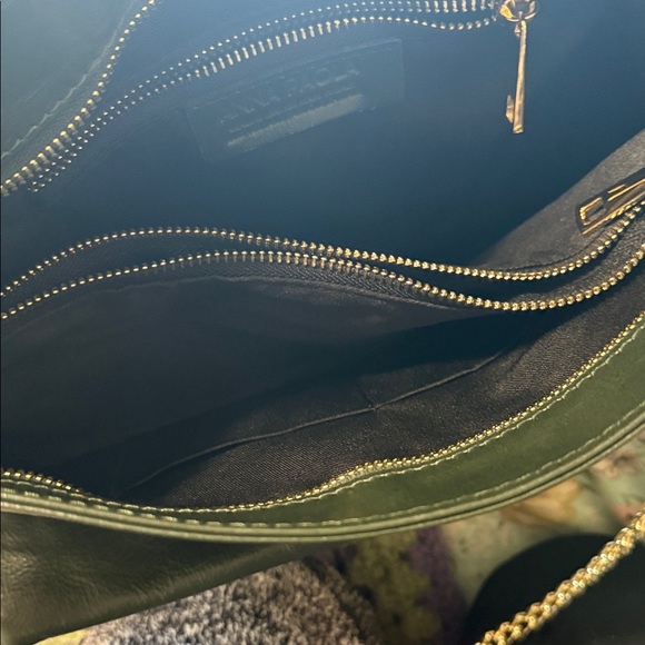 Anna Paola green Elegant Leather Chain Strap Bag - Picture 5 of 7